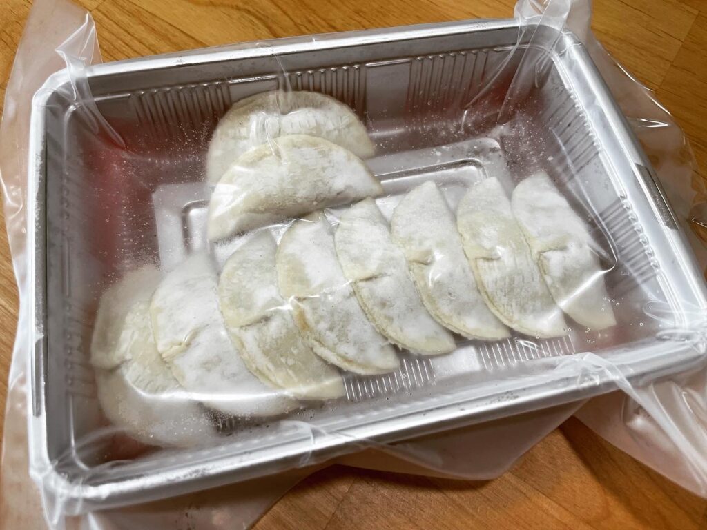 急速冷凍済みチュンダ餃子到着！！